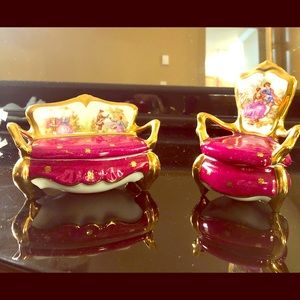 Limoges Set of two Jewelry Boxes